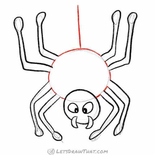 Drawing step: Outline the body