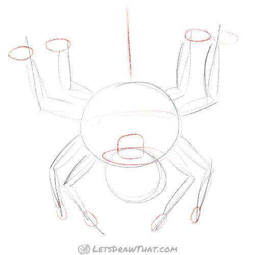 Drawing step: Improve the sketch with a few details
