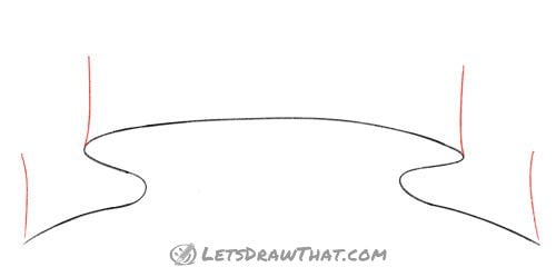 Drawing step: Add banner sides