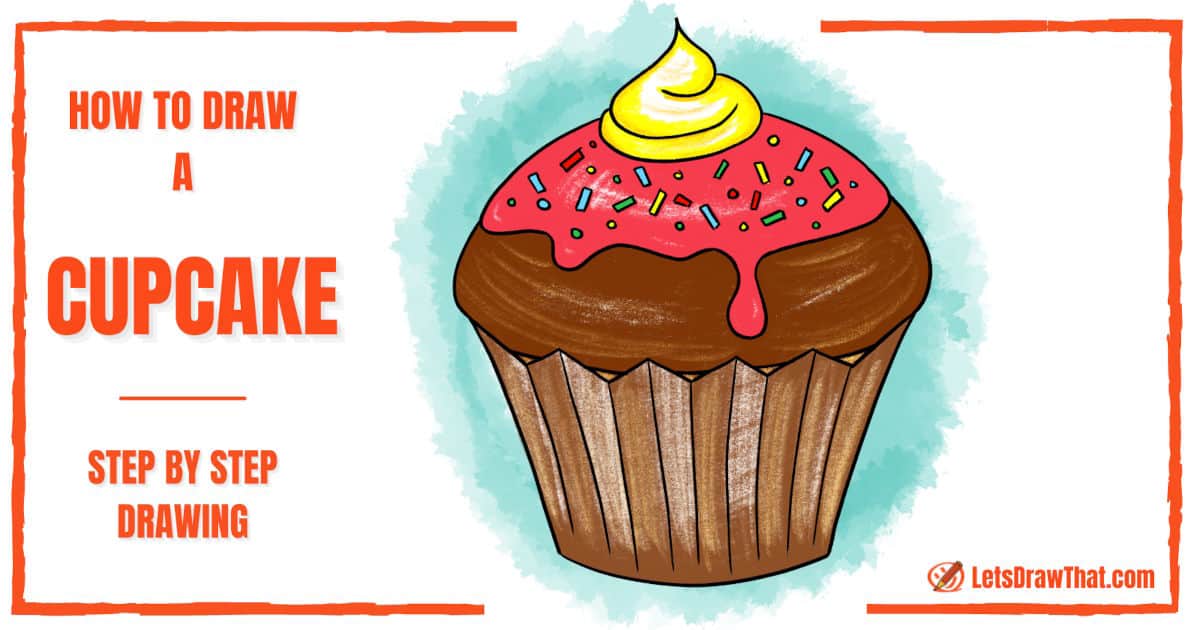 How to Draw a Cupcake – Simple and Delicious