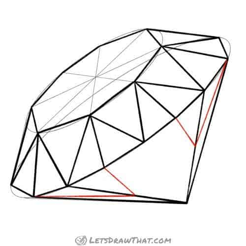 Drawing step: Add few final edges