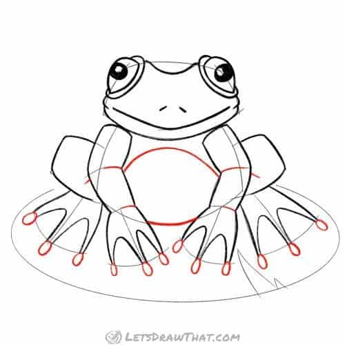 Drawing step: Add final details
