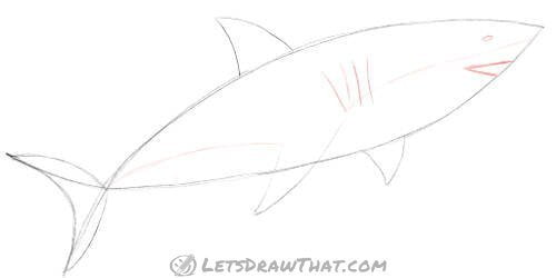 Drawing step: Add the details