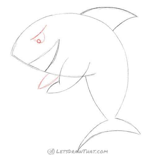 Drawing step: Add the details