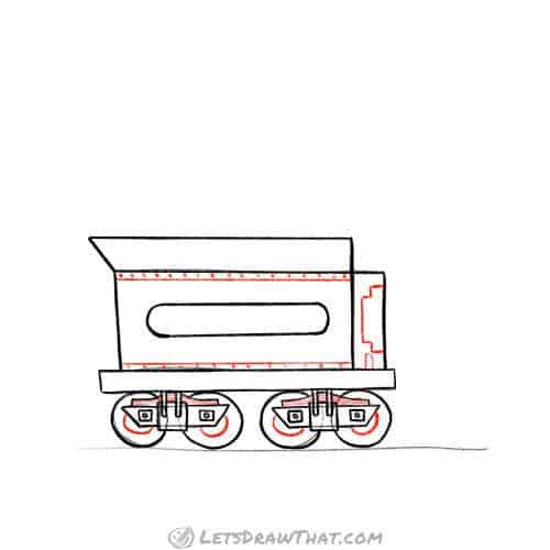 Drawing step: Add extra details