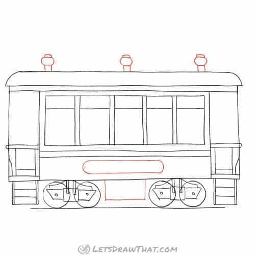 Drawing step: Add the details