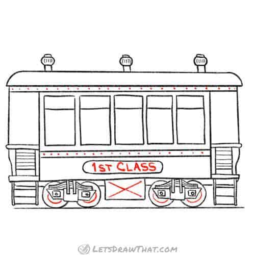 Drawing step: … And some more details