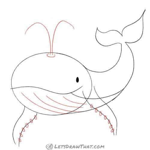 Drawing step: Add the final details