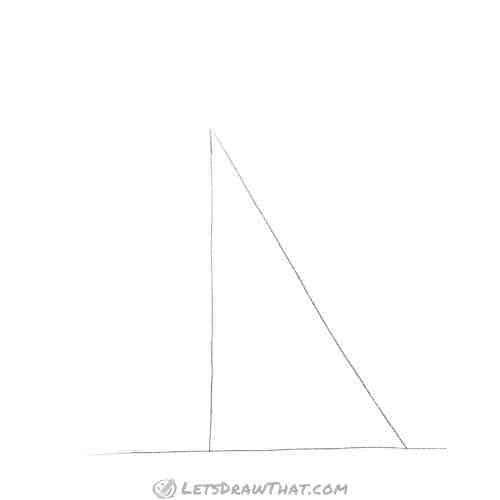 Drawing step: Sketch the body shape