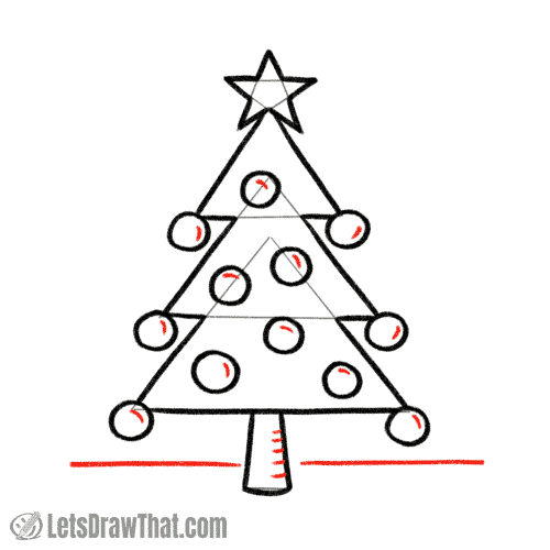 Drawing step: Add a few details
