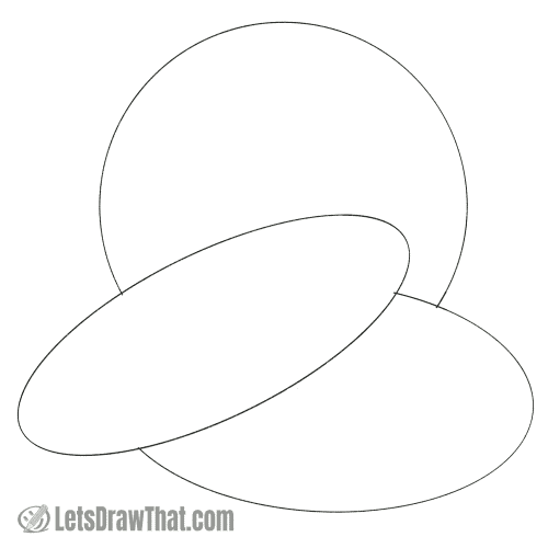 Drawing step: Draw the base cookie shapes