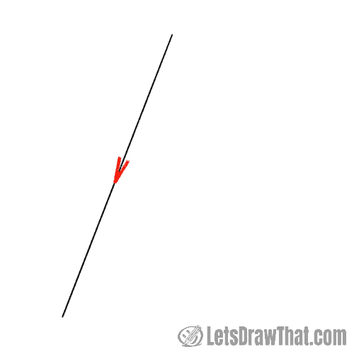 Drawing step: Start at top and go down left