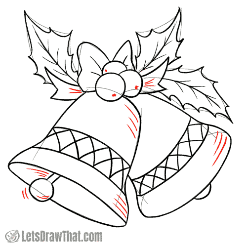Drawing step: Add final details