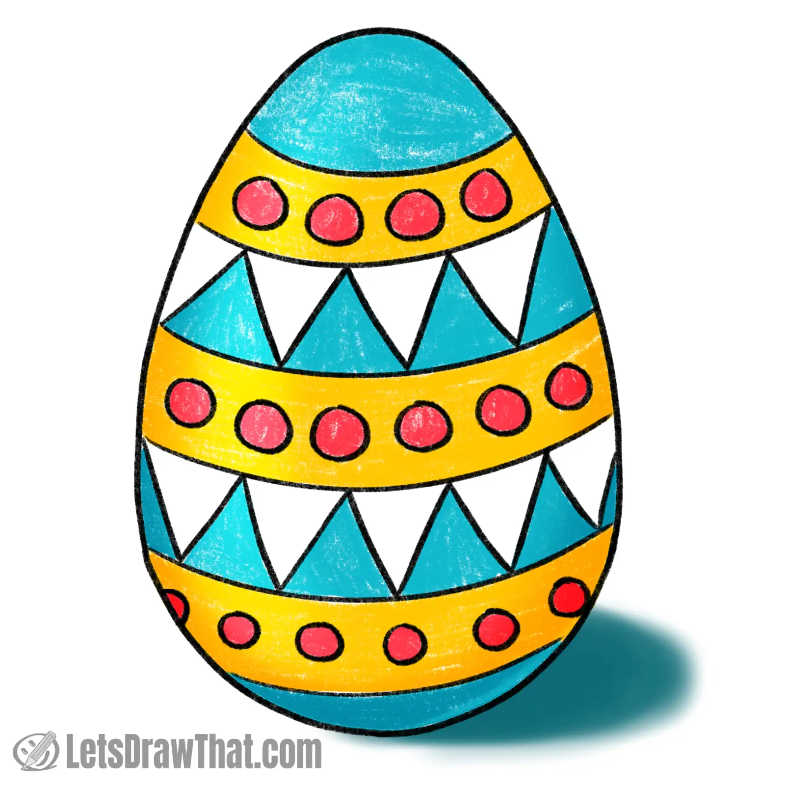 Drawing step: Color drawing
