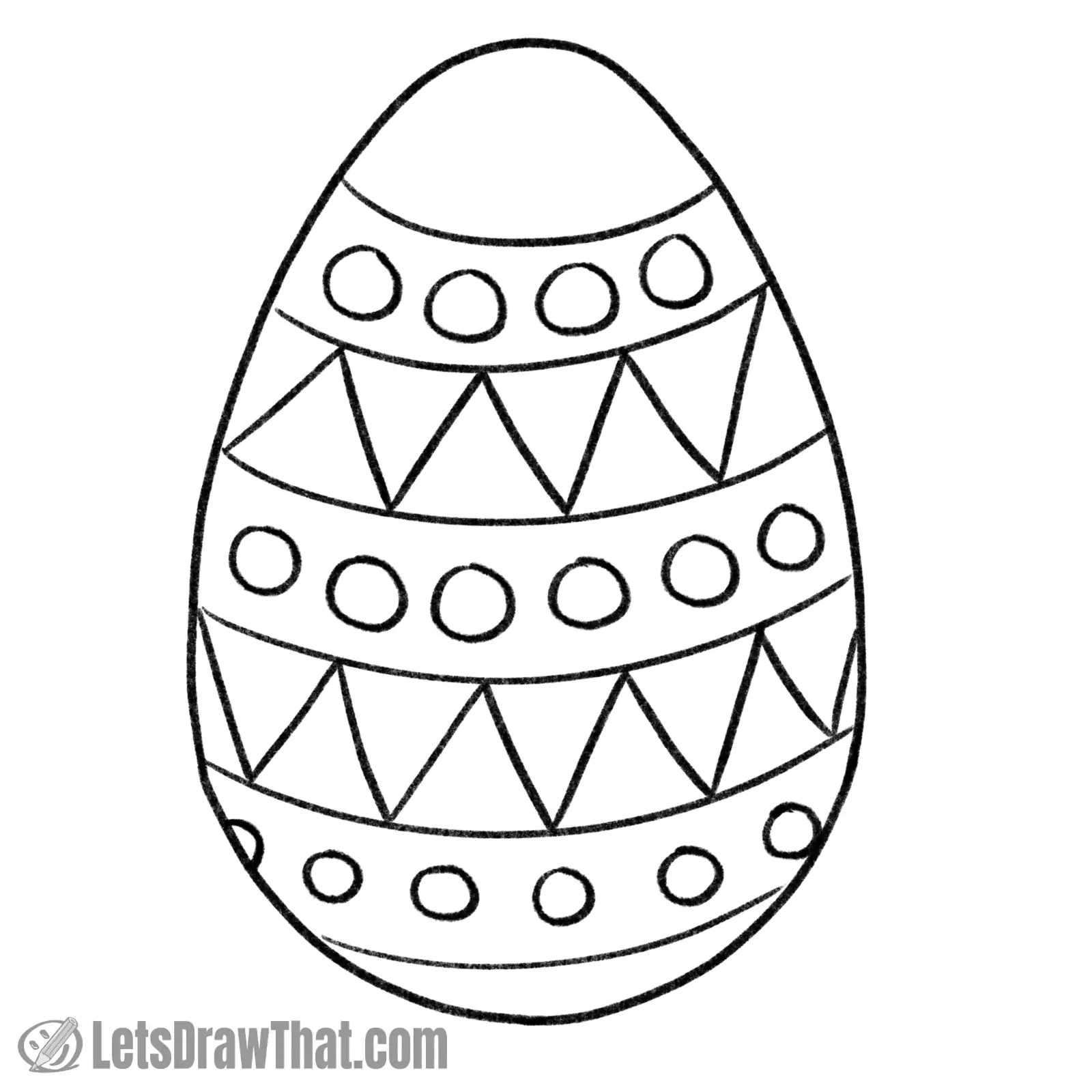 Drawing step: Outline drawing