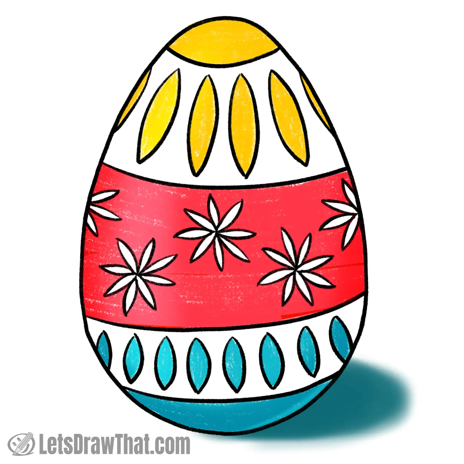 Drawing step: Color drawing